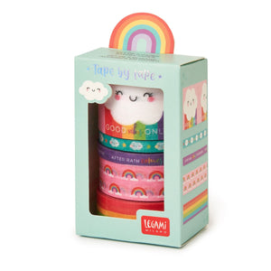 Legami - 5'li Set Dekoratif Rainbow Kâğıt Yapışkan Bantlar - Banttan Banda