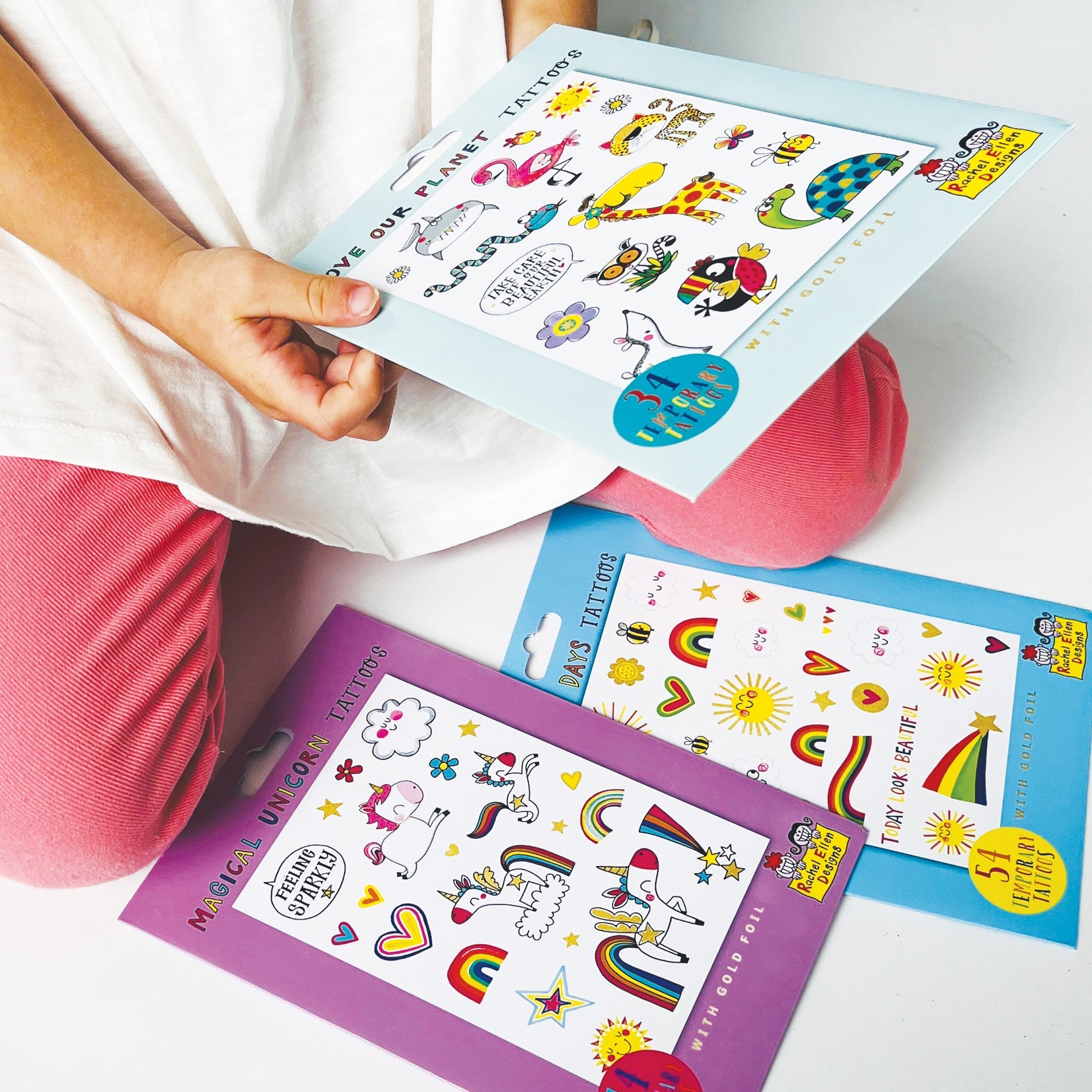 Rachel Ellen - Sunny Days Tatuaggi Temporanei per Bambini