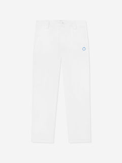 Trussardi Boys Tofinuo Logo Trousers in White