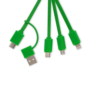 Legami - Avocado 6-in-1 Schlüsselanhänger Ladegerät Kabel - Link Up