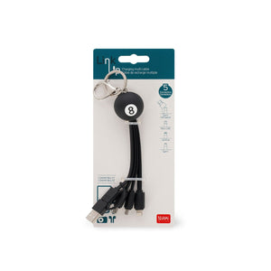 Legami - 8 Ball 6-in-1 Anahtarlık Charging Cable - Link Up