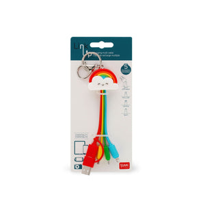 Legami - Rainbow 6-in-1 Anahtarlık Charging Cable - Link Up