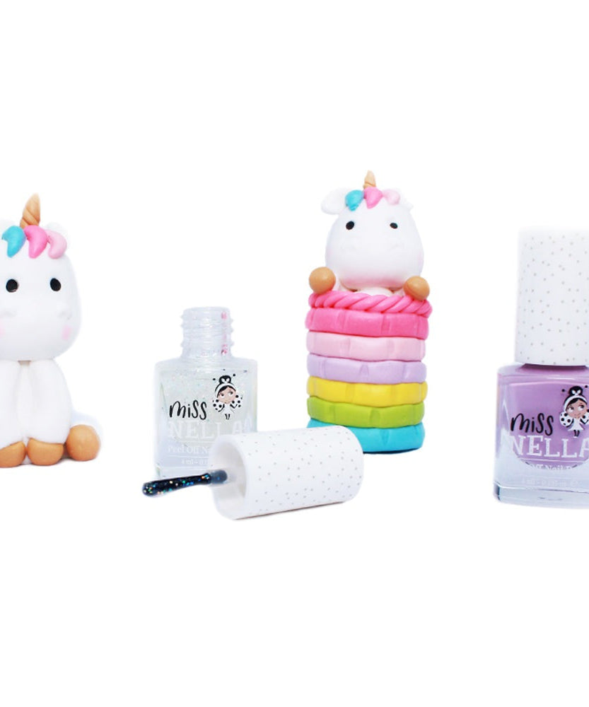 ミス・ネラ - コンフェティクラウド：グリッター上層剥がせるマニキュア