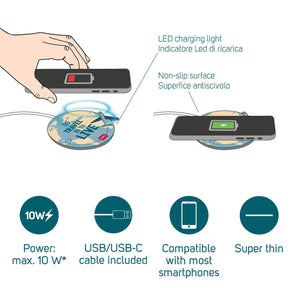 Legami - Seyahat Kablosuz Smartphone Charger - Süper Fast