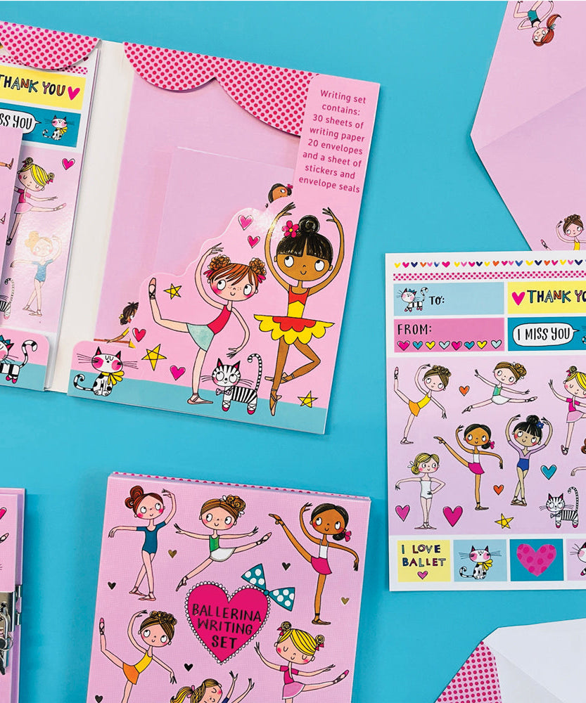 Rachel Ellen - बैलेरिना पत्र लेखन सेट