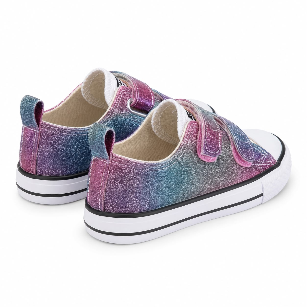 Converse - Kız Çocuk Cırtcırtlı Ayakkabı