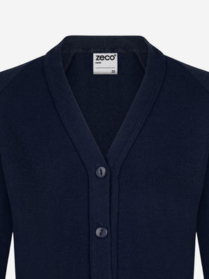 Zeco Kids School Knitted Cardigan in Navy