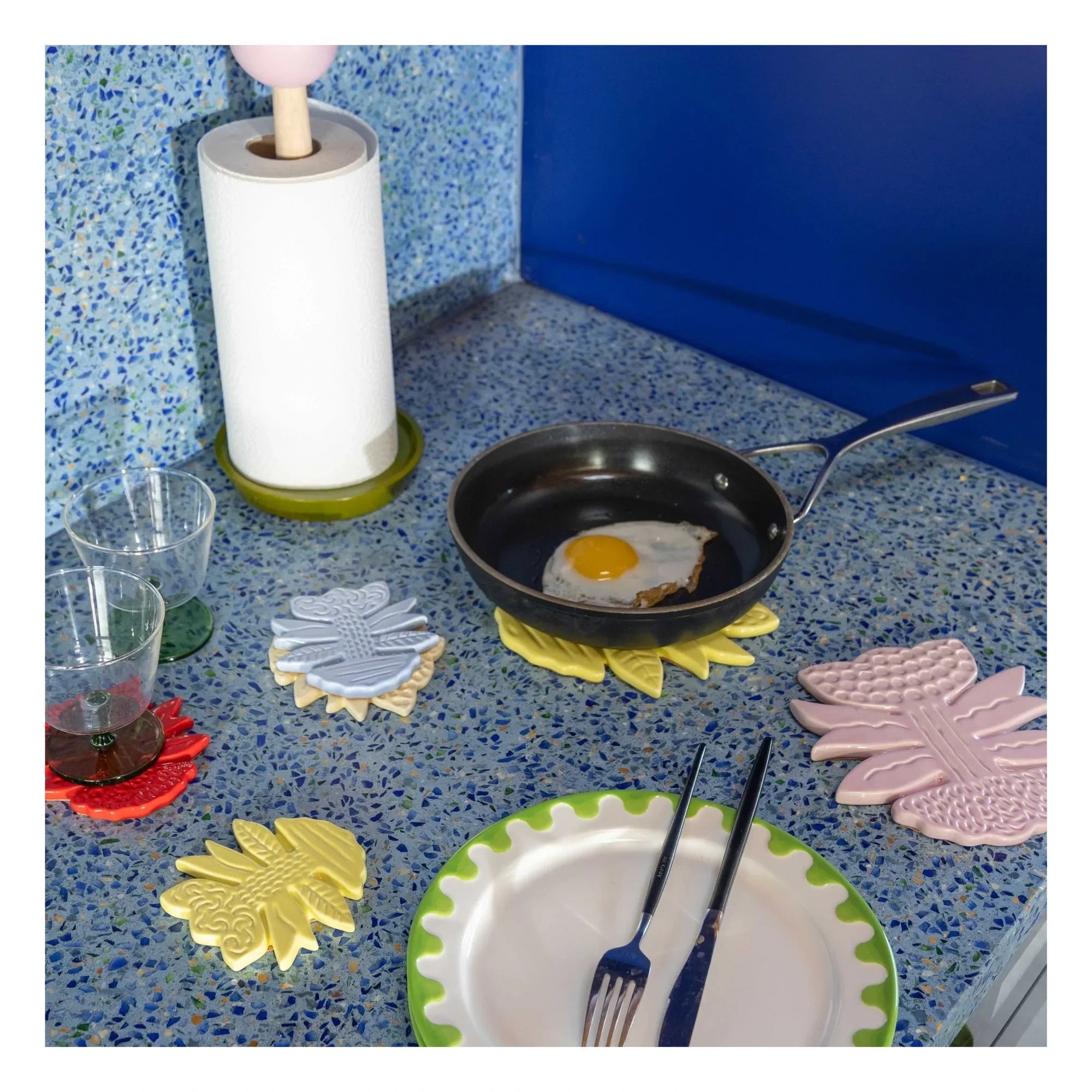 &Klevering - Blume Coaster | Pink