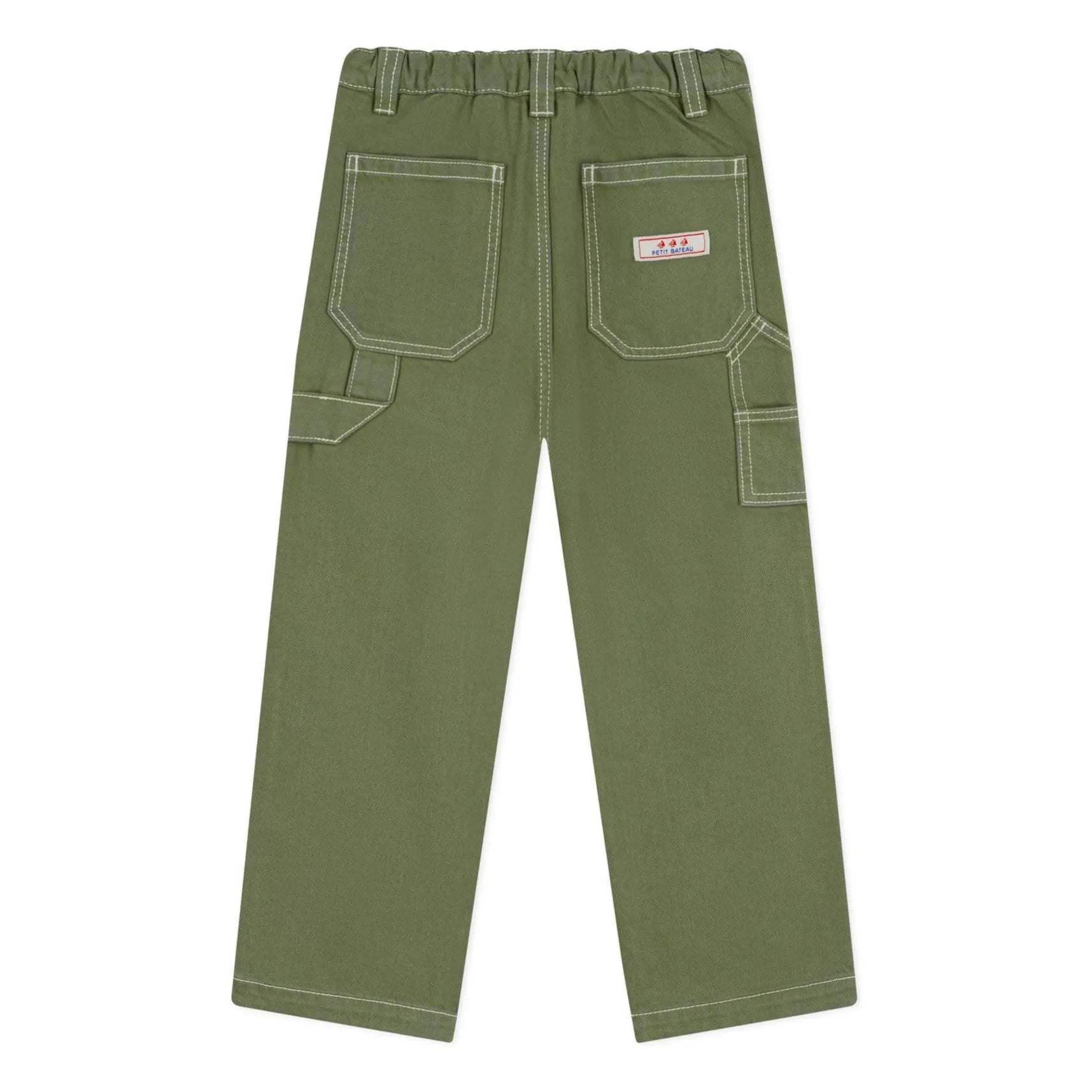 Petit Bateau - Carpenter Organik Pamuk Jeans | Haki