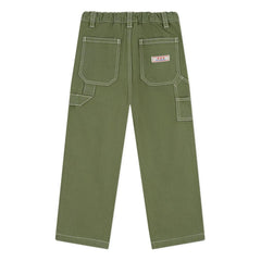Petit Bateau - Carpenter Organik Pamuk Jeans | Haki