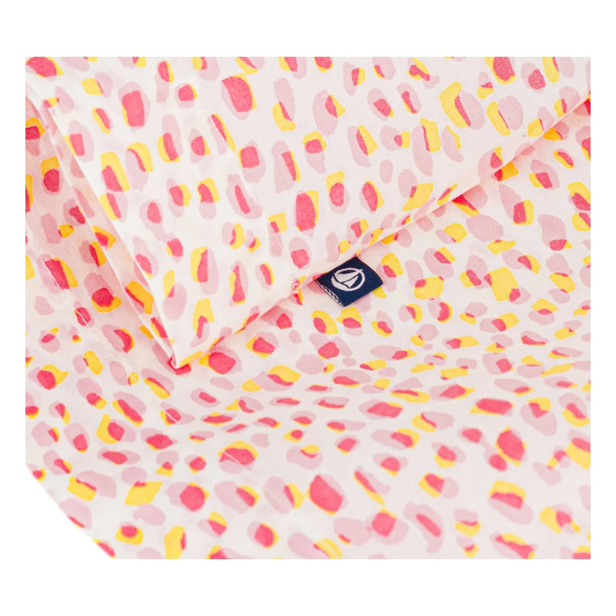 Petit Bateau - Gepunkteter Rock Bio-Baumwolle | Koralle