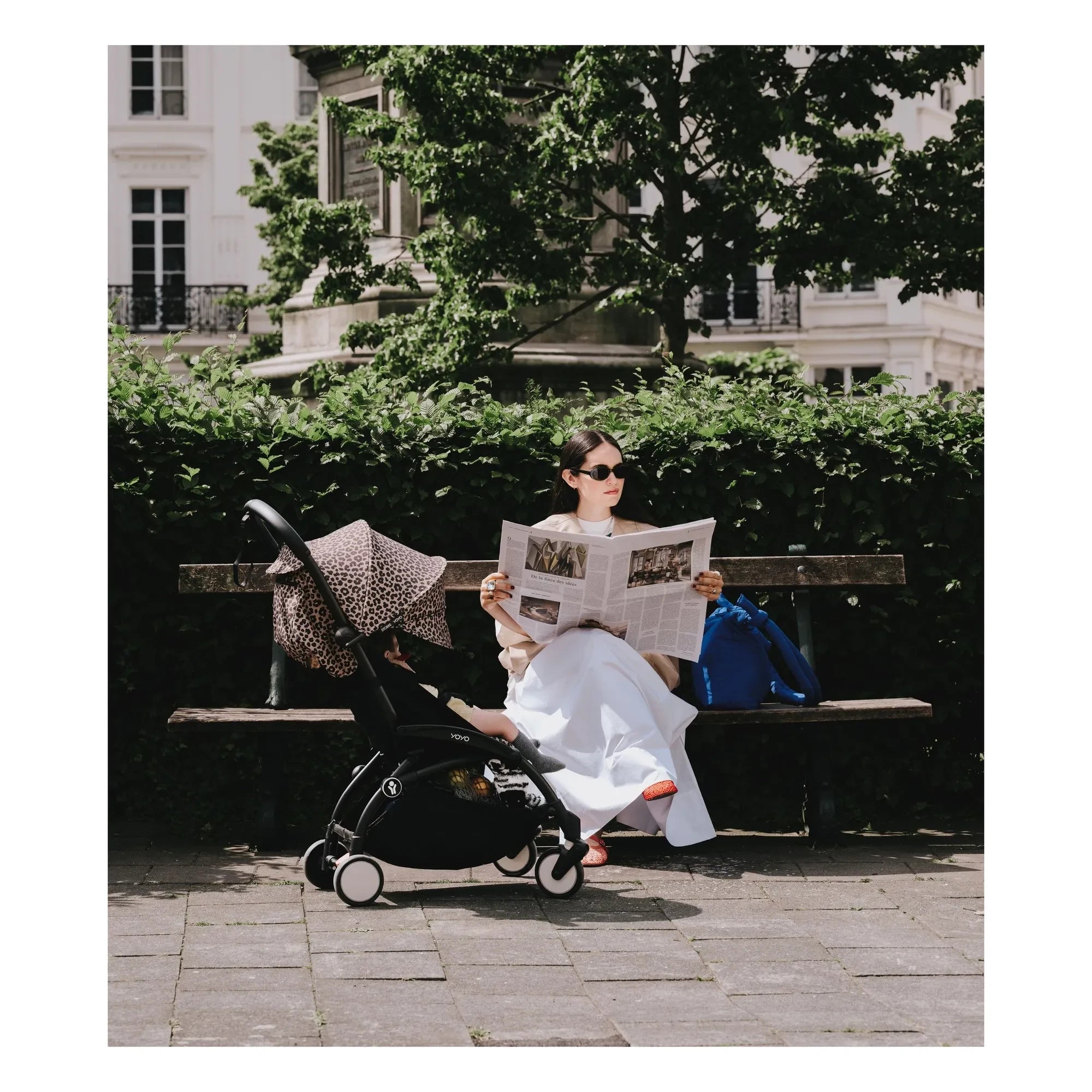 Stokke® - YOYO³ 6+ Bebek Arabası Siyah çerçeve | Leopar