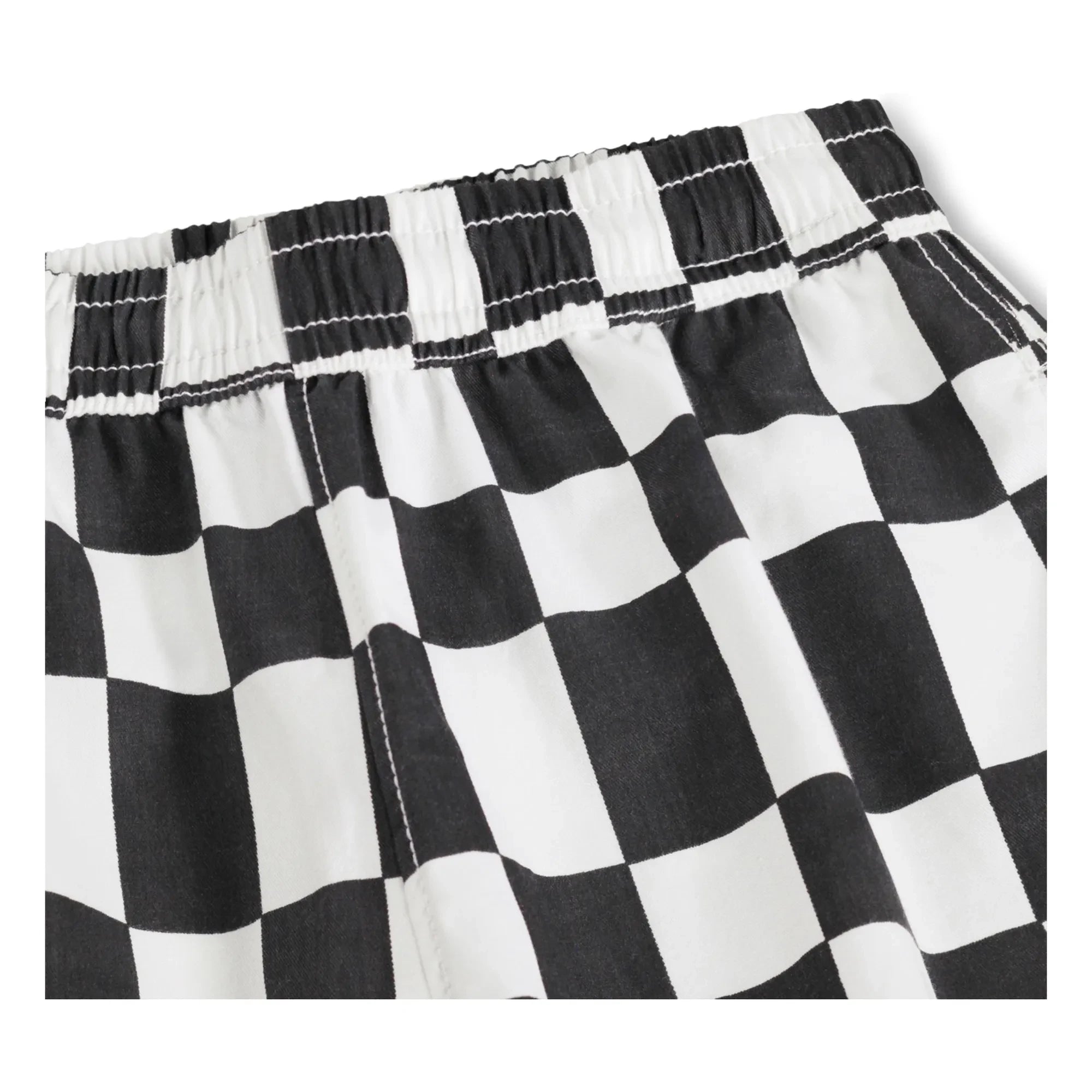 Molo - Arrow Damier Shorts aus Bio-Baumwolle | Schwarz