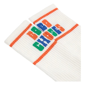 Bobo Choses - Organic Cotton High Socks | White