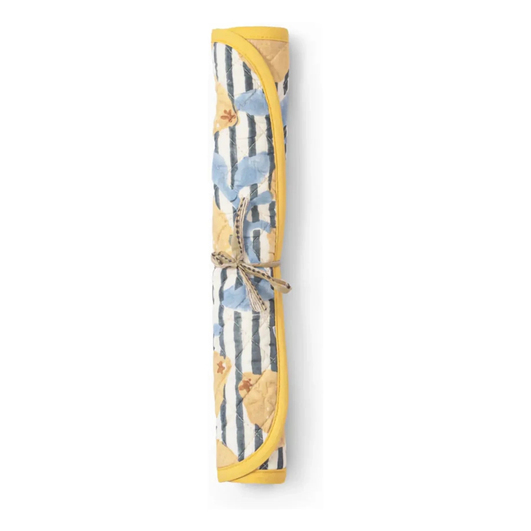 Le Monde Sauvage - Sicily Double-Sided American Tablecloth - 4 Piece Set | Yellow
