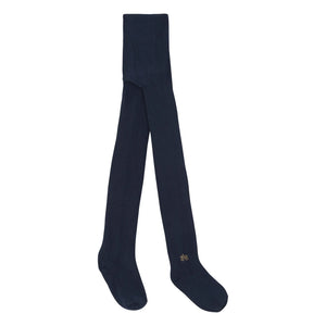 Tartine et Chocolat - Ribbed Tights | Navy Blue