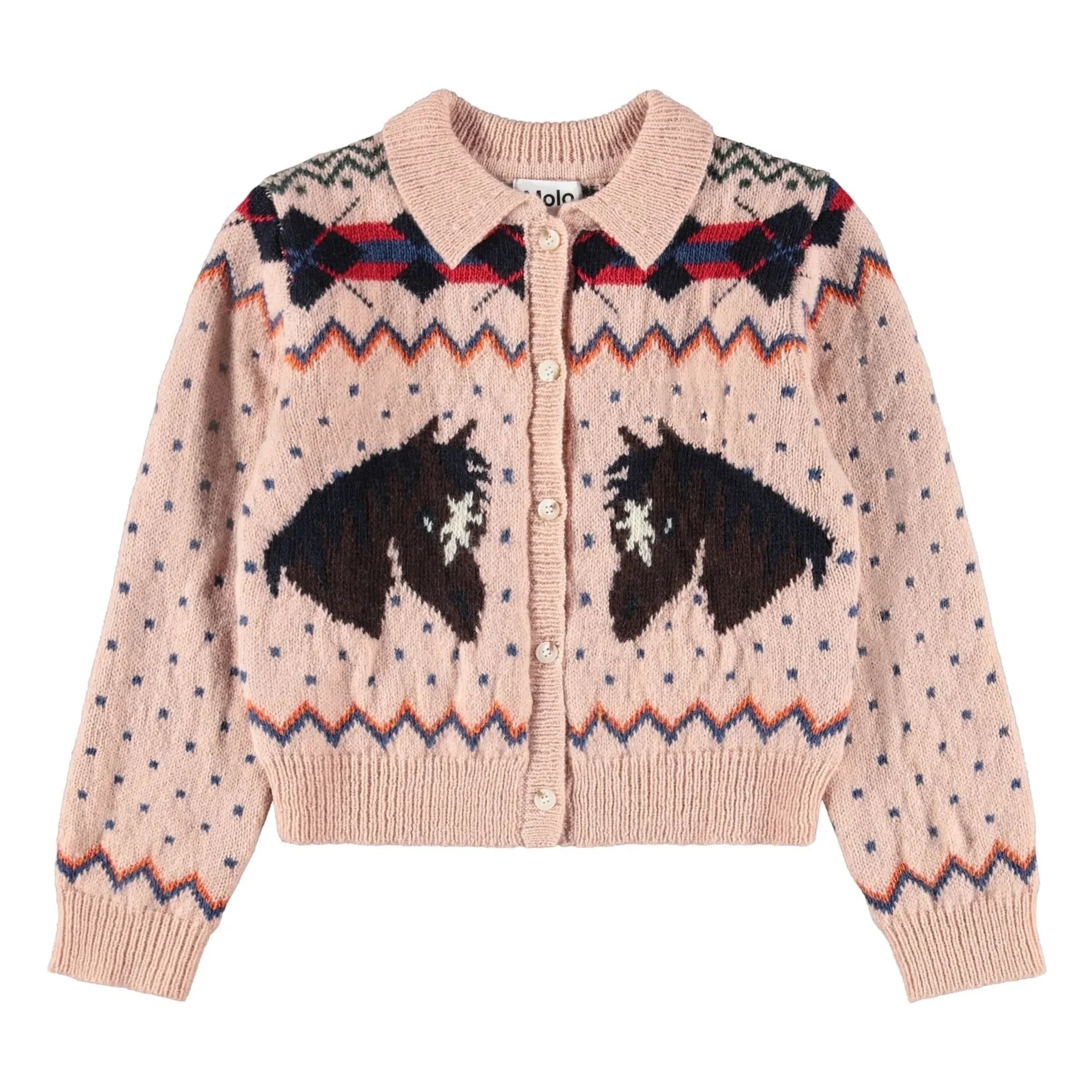 Molo - Galaxy Wool At Yeleği | Toz pembe