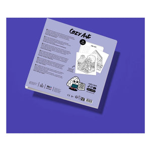 Omy - Tiny House Coloring Book | Purple