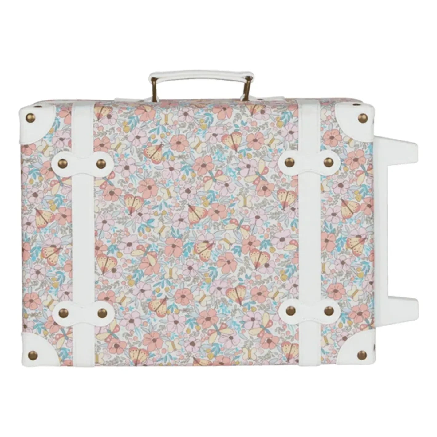 Olli Ella - See-ya Butterfly Suitcase | Ecru