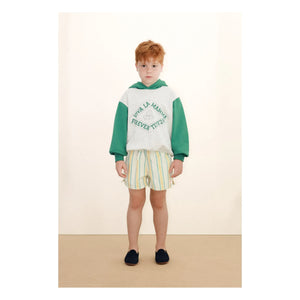 Tinycottons - Gestreifte Shorts | Weiß
