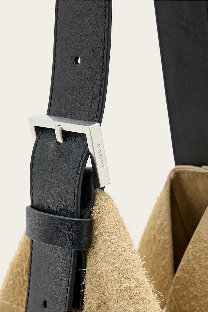 AllSaints ASHA süet kadın hobo çanta