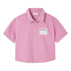 American Vintage - Grezbay Organic Cotton Denimhemd | Lila