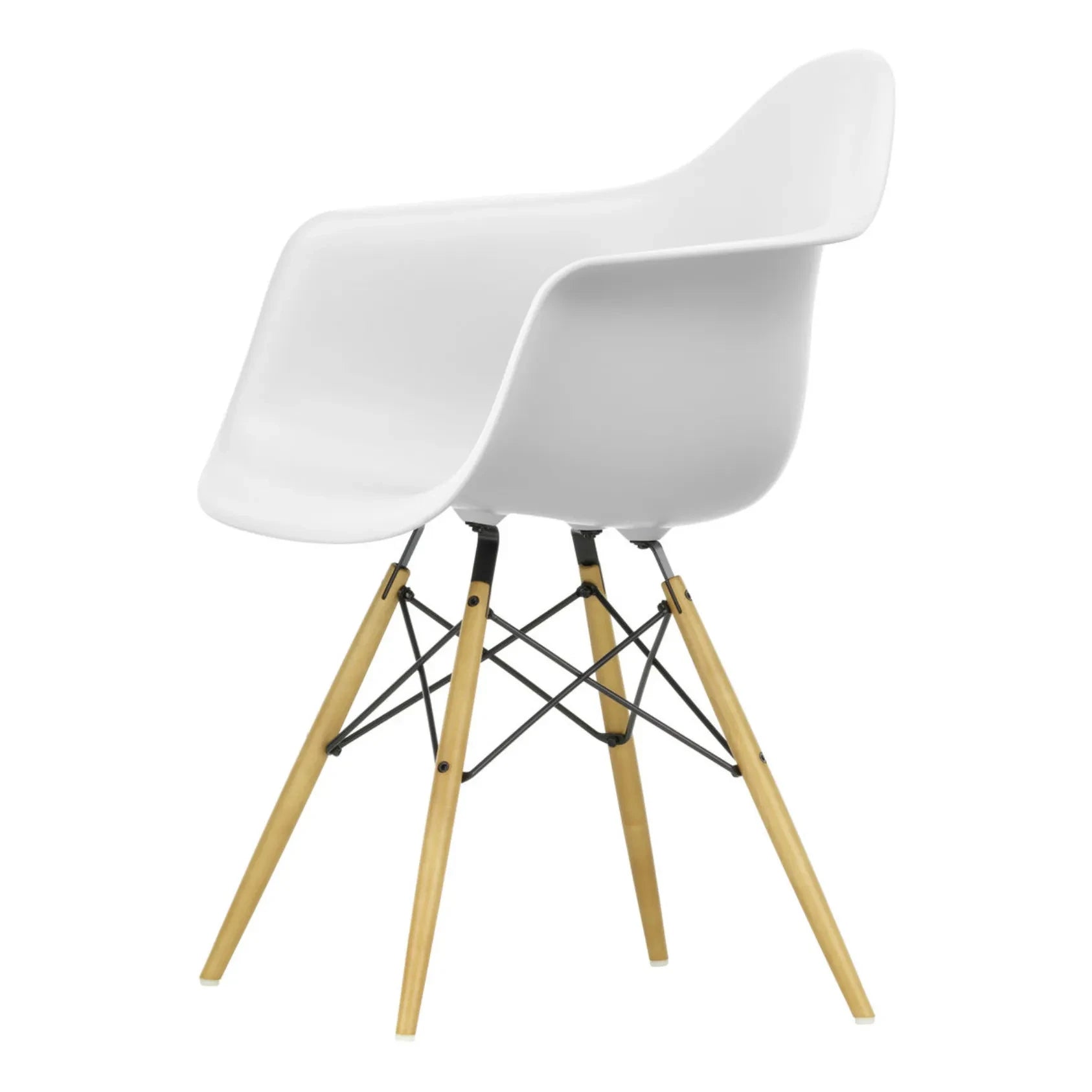 Vitra - DAW Stuhl - Ahornuntergestell - Charles & Ray Eames | Weiß