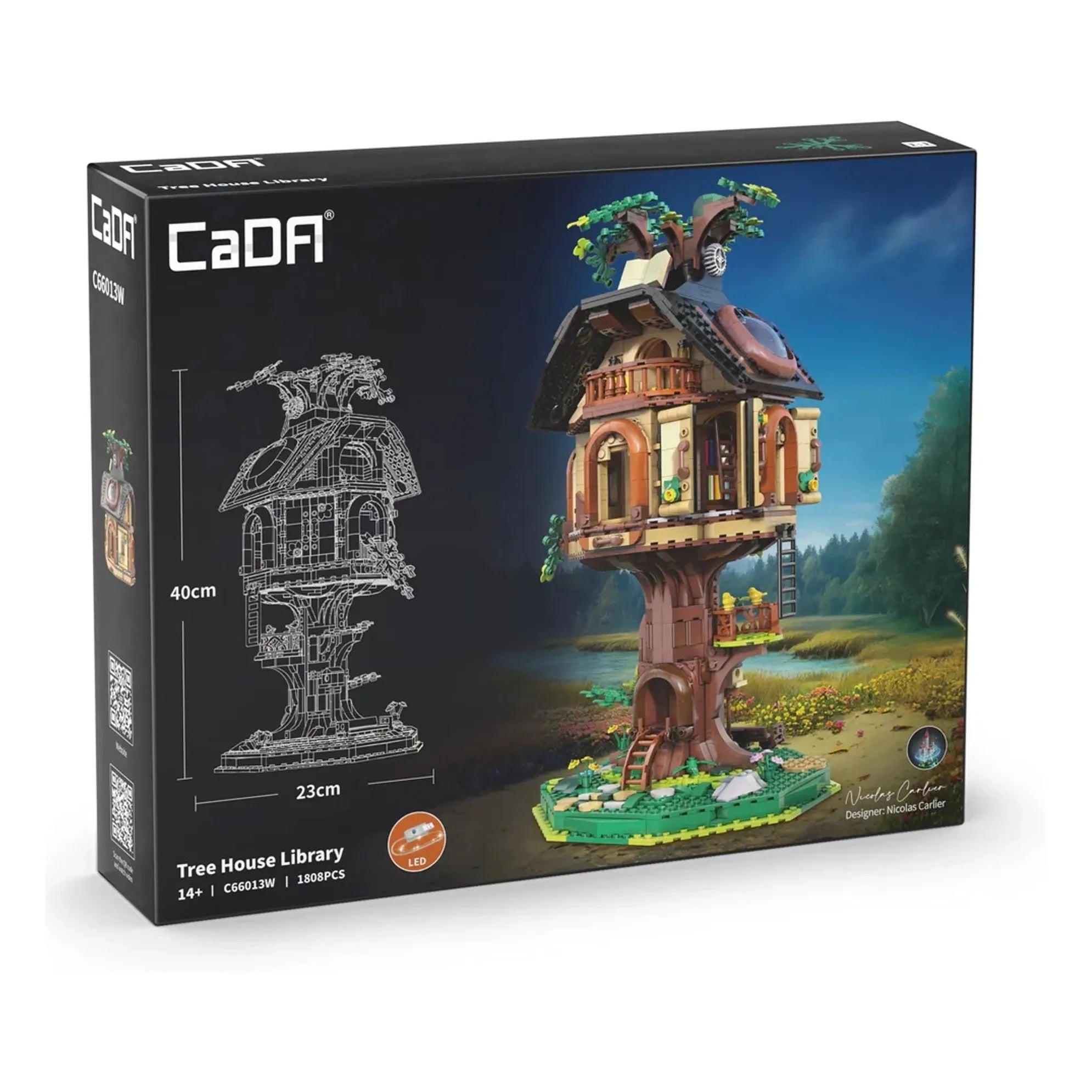 Cada - L'arbre kitapçı inşa kiti - 1.808 parça