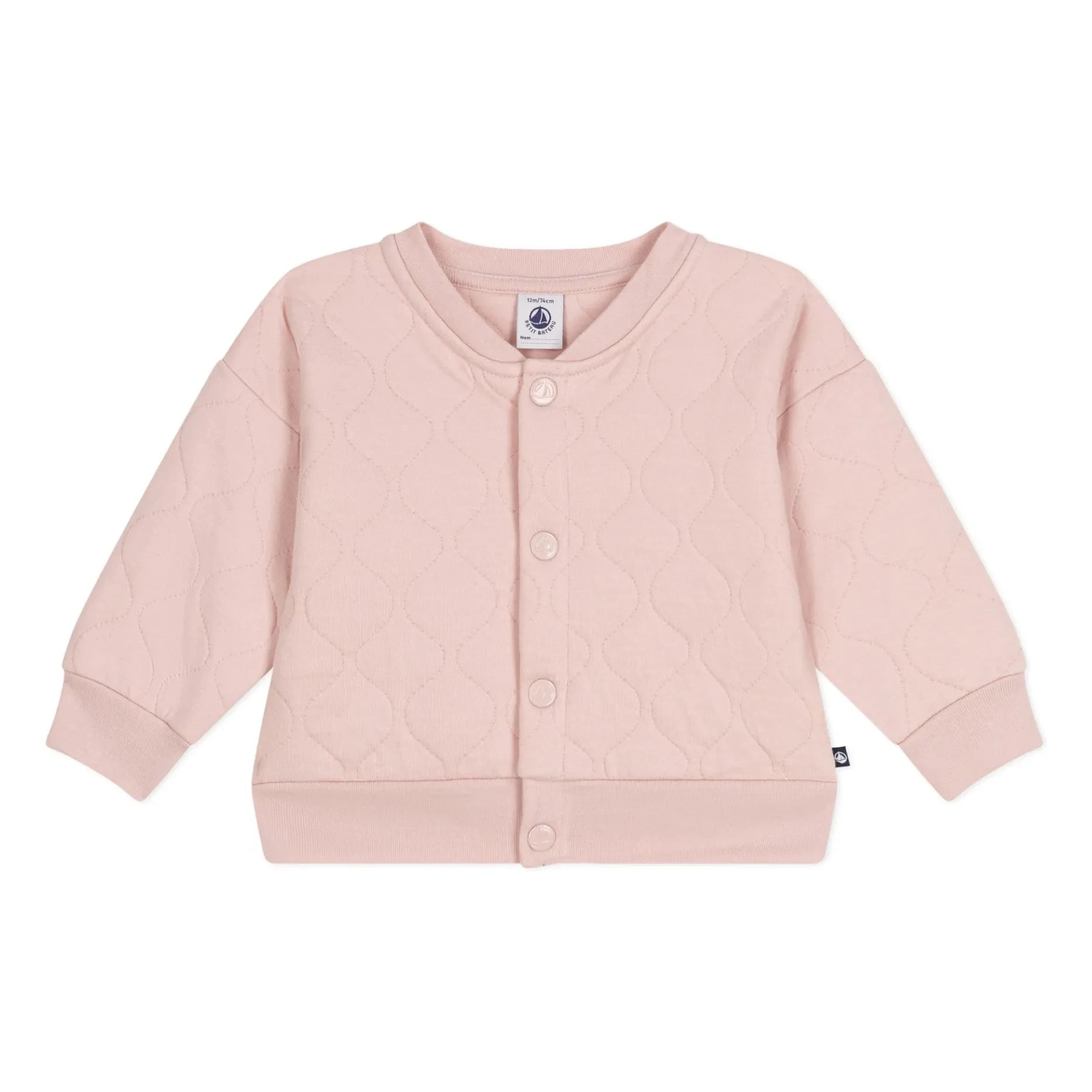 Petit Bateau - Teddy Tubique Matelassé | Açık Pembe