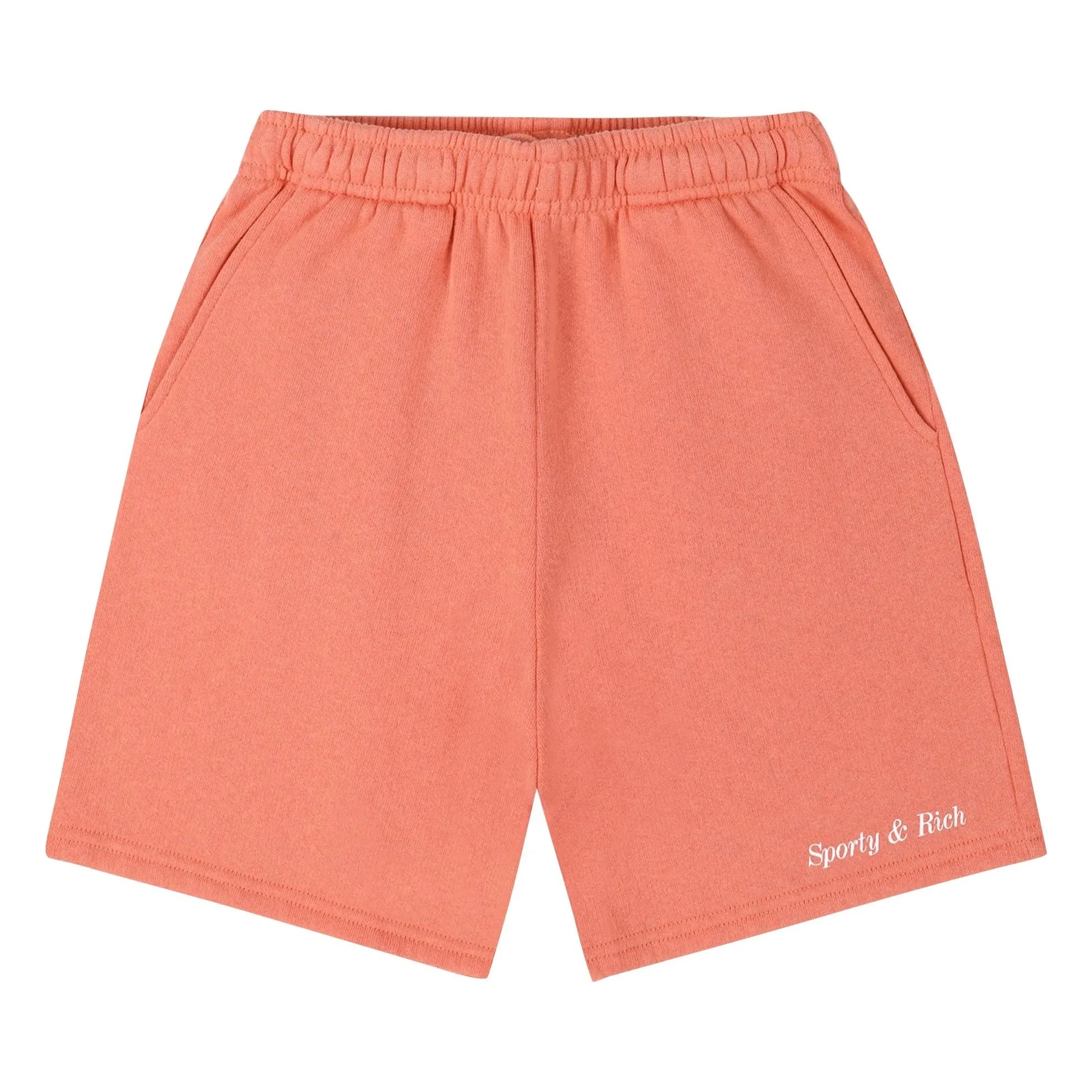 Sporty & Rich - Klasik Logo Şort | Mercan