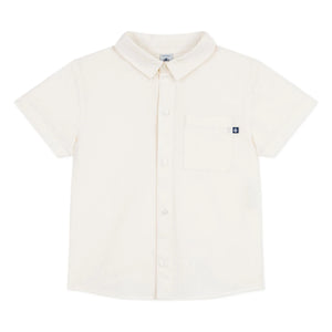 Petit Bateau - Keten gömlek | Ekru