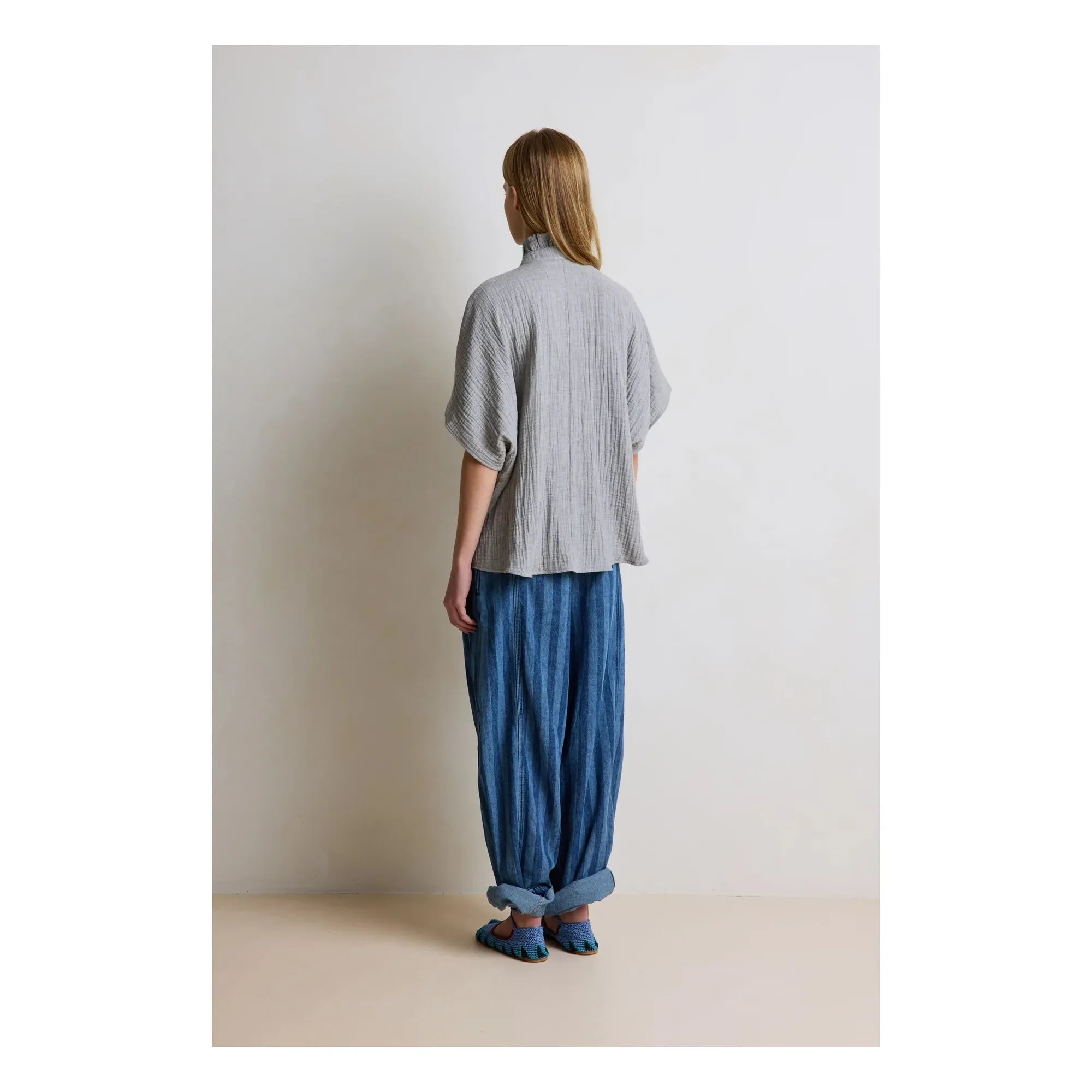 Hod - Natasha Cotton Shirt | Blue