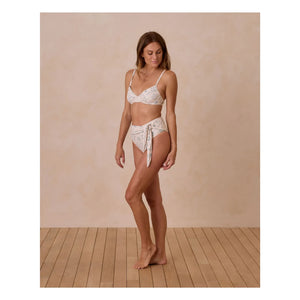 Rylee + Cru - Tile Geri Dönüştürülmüş Elyaf Jersey Çorap | Ecru