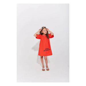 Wynken - Flauschiges Kleid | Rot