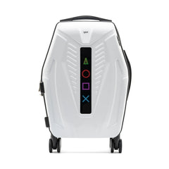 iPixi - Galaxy Voyager LED Ekranlı Akıllı Beyaz Valiz