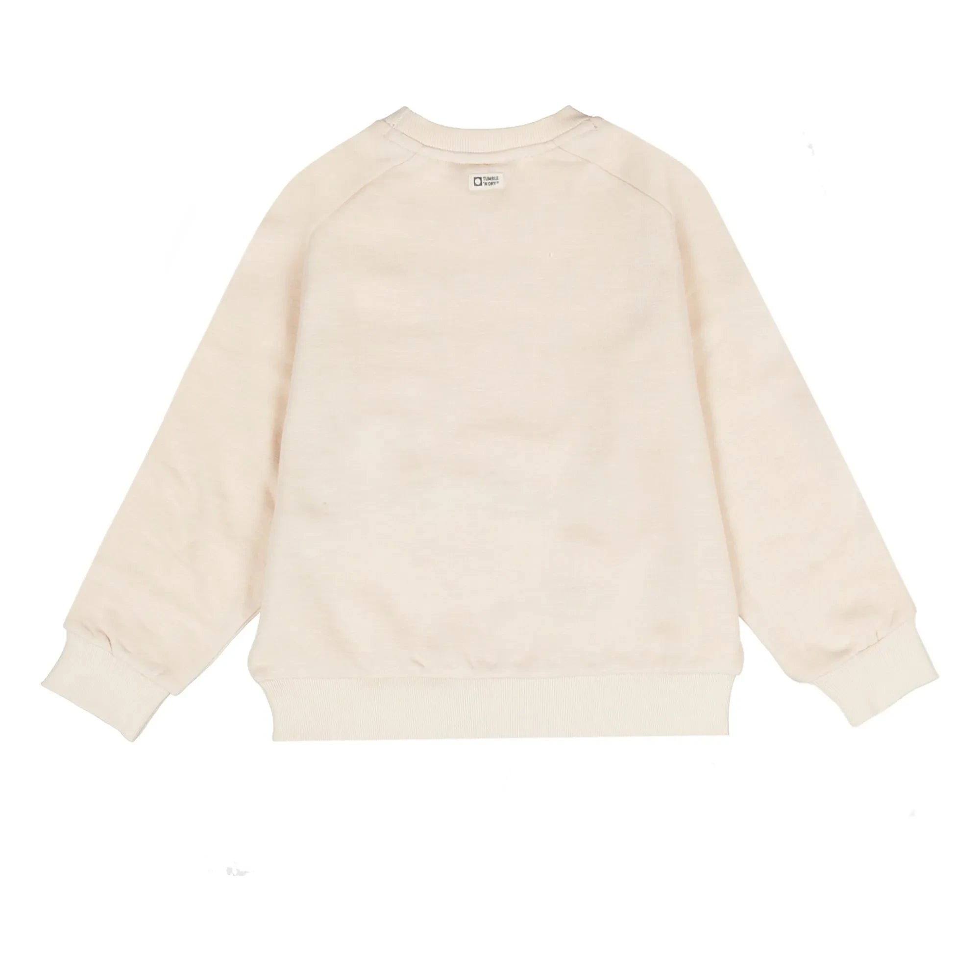 Tumble N'Dry - Prugna organik pamuklu sweatshirt | Ecru