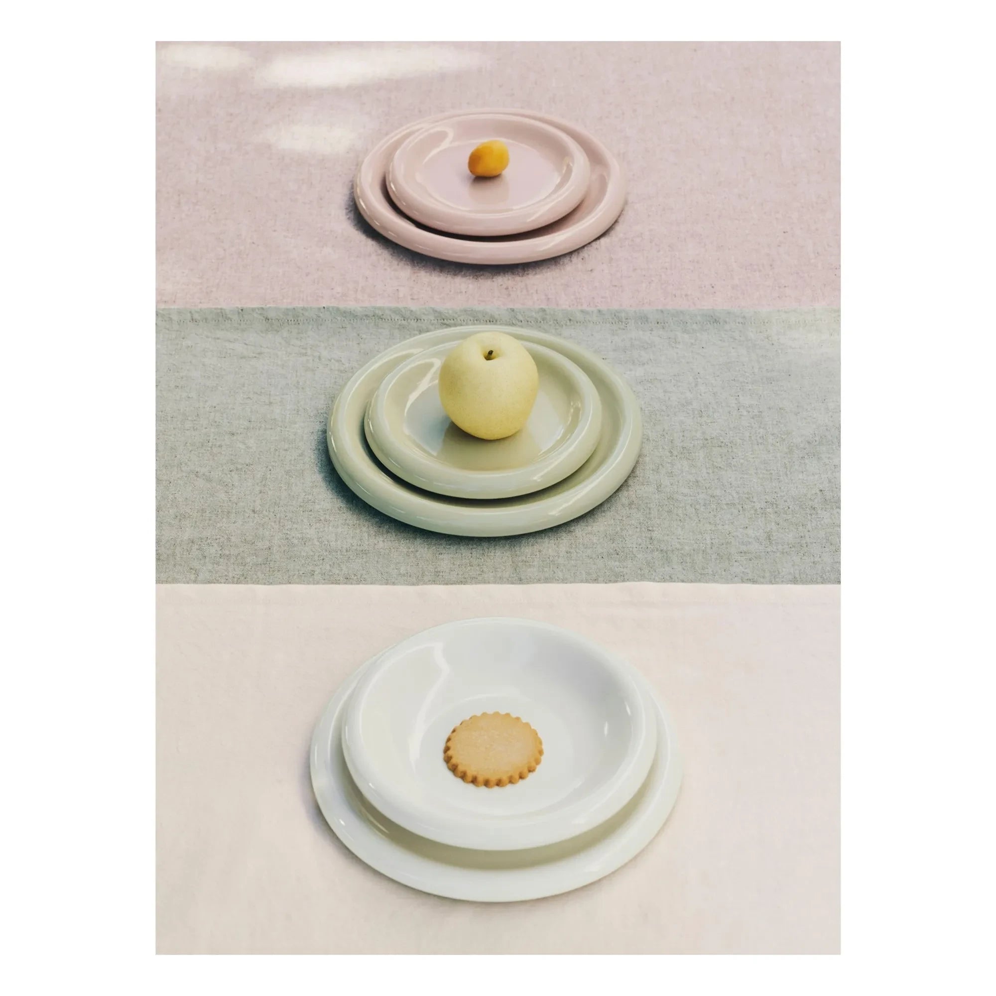 Hay - Barro Steingut Teller - 2er Set, Rui Pereira | Rosa