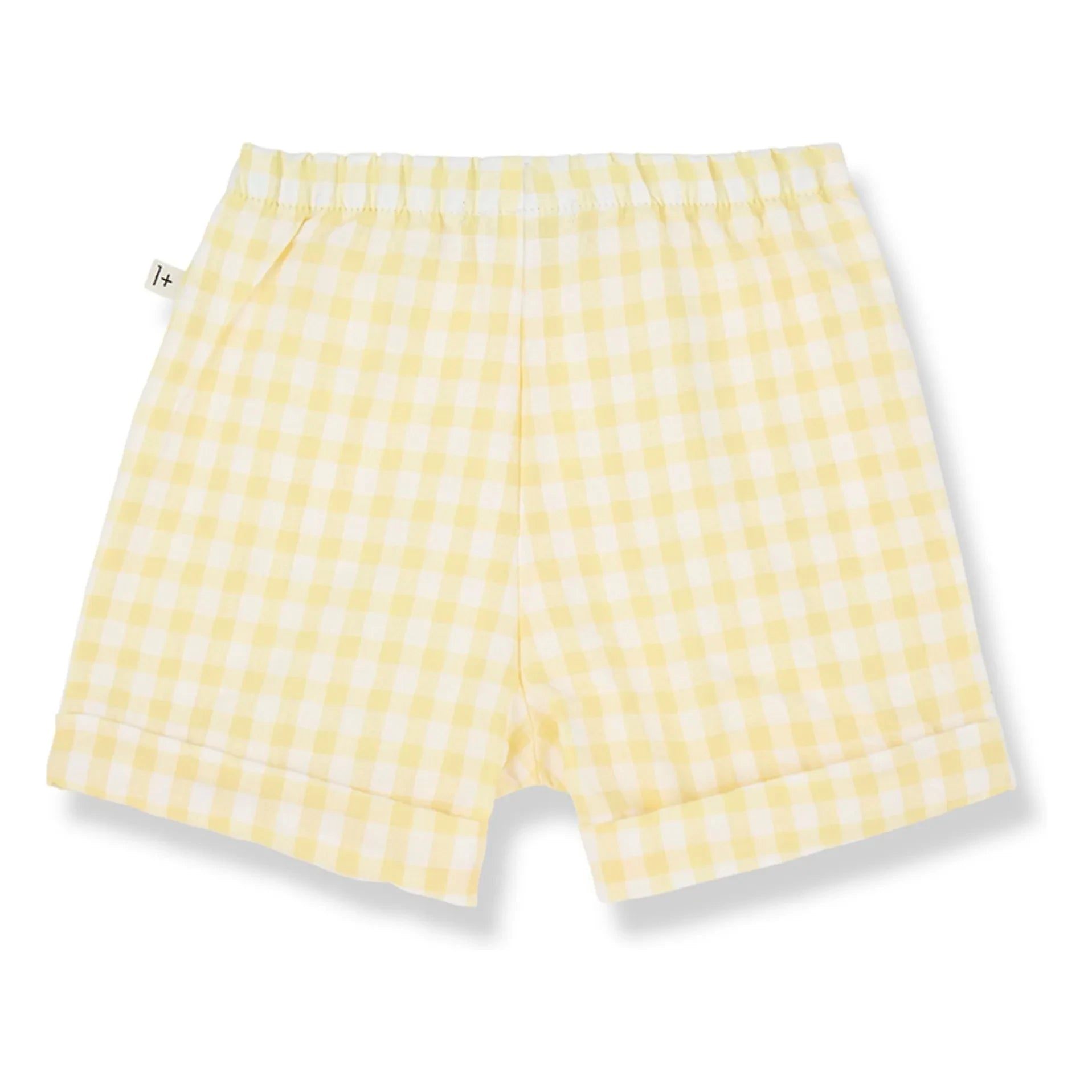 1+ in the Family - Bermuda Tinos Vichy Seersucker | Light Yellow