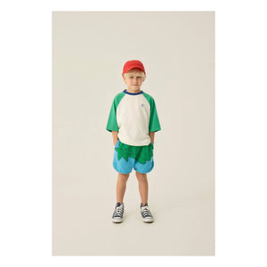 The Campamento - Oversize Renk Bloklu Tişört | Ekru