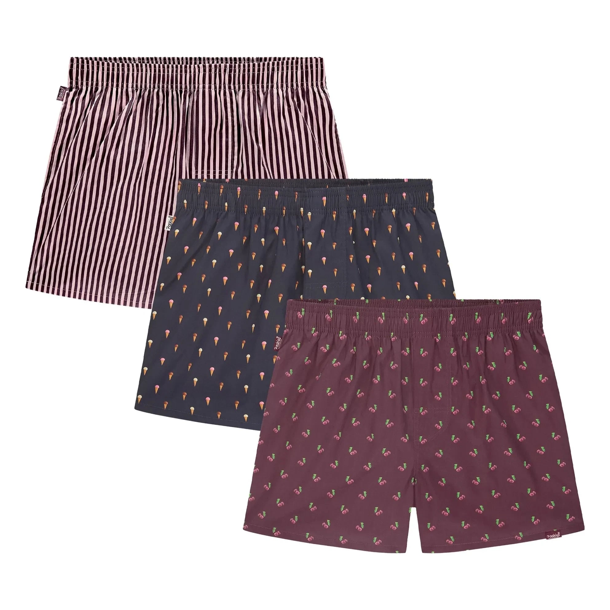 Pockies - Mediocre Boxers 3'lü Paket | Çok Renkli