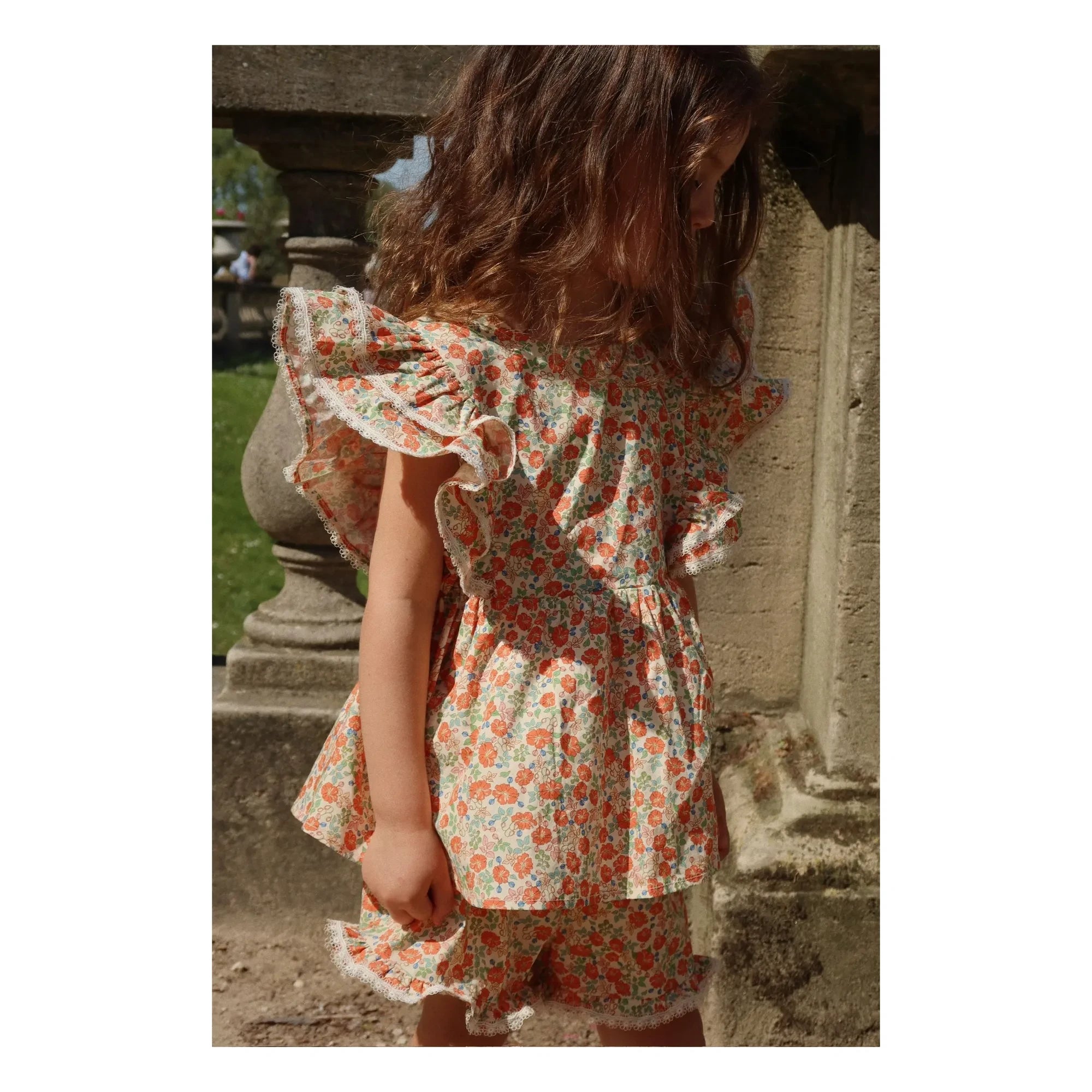 Konges Sløjd - Verbena Organic Cotton Blouse | Orange