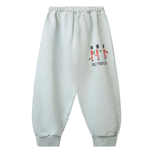 Wynken - La Marcia Organic Cotton Jogger | Gray Melange