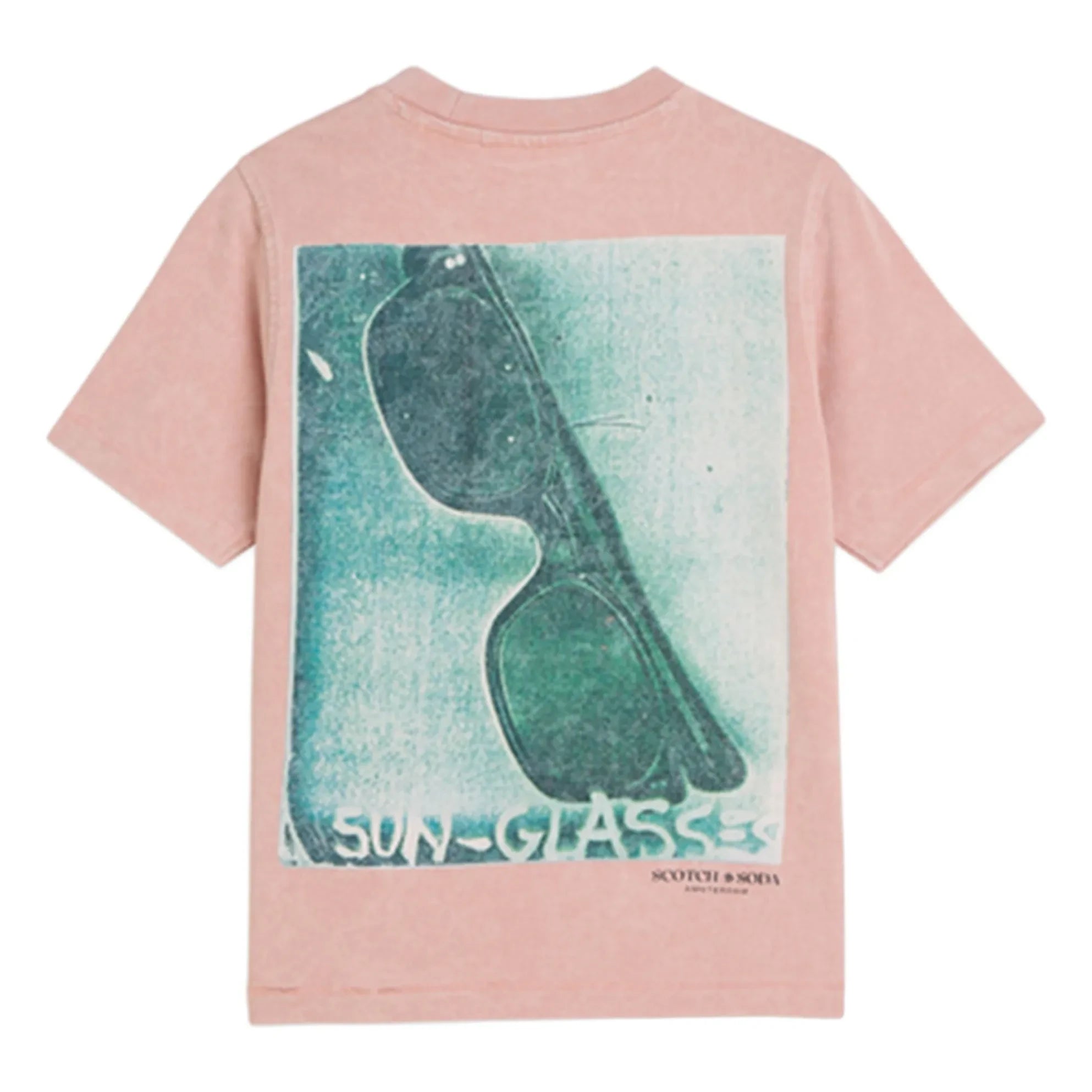 Scotch & Soda - Basquiat Artwork T-Shirt | Light Pink