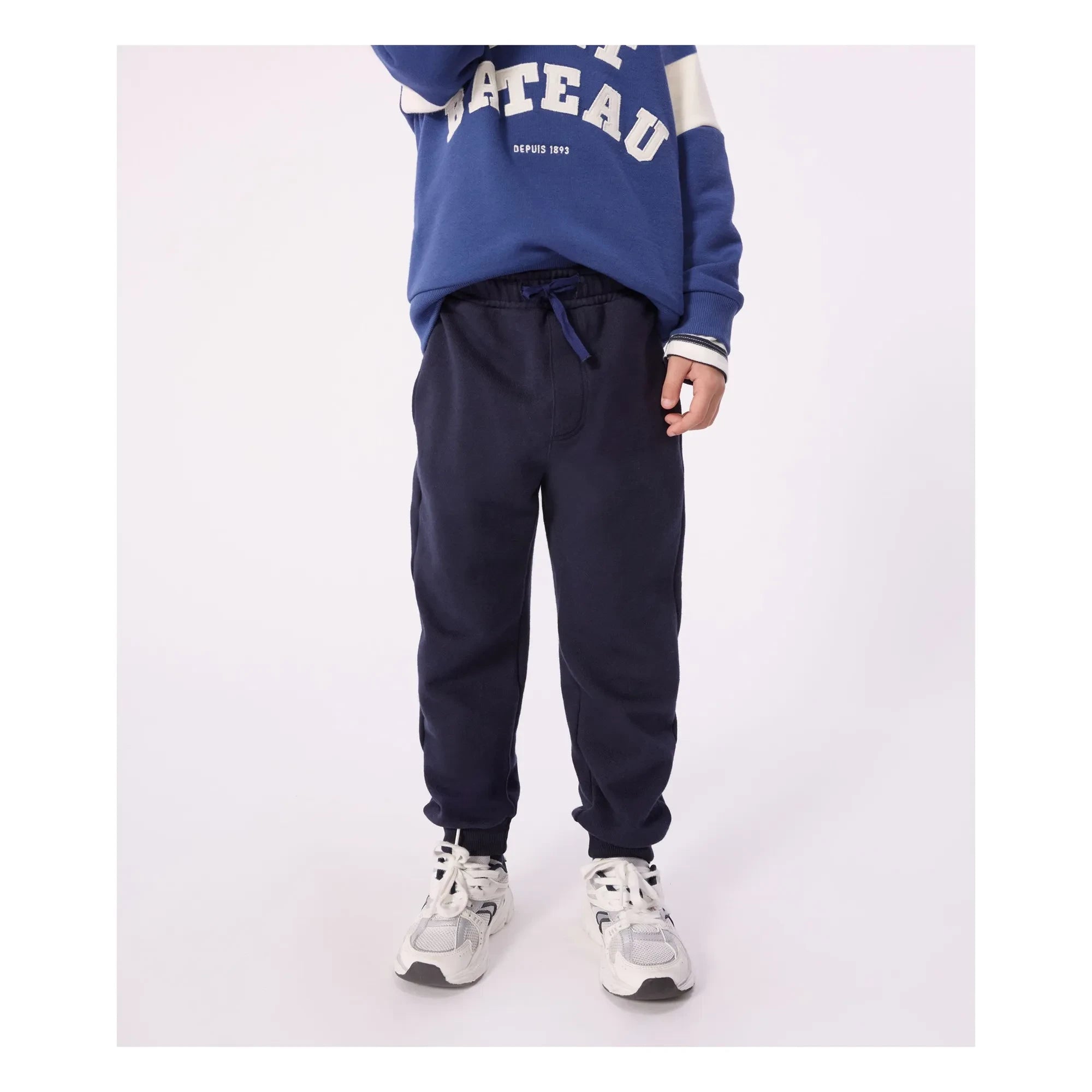 Petit Bateau - Jogginghose uni | Marine