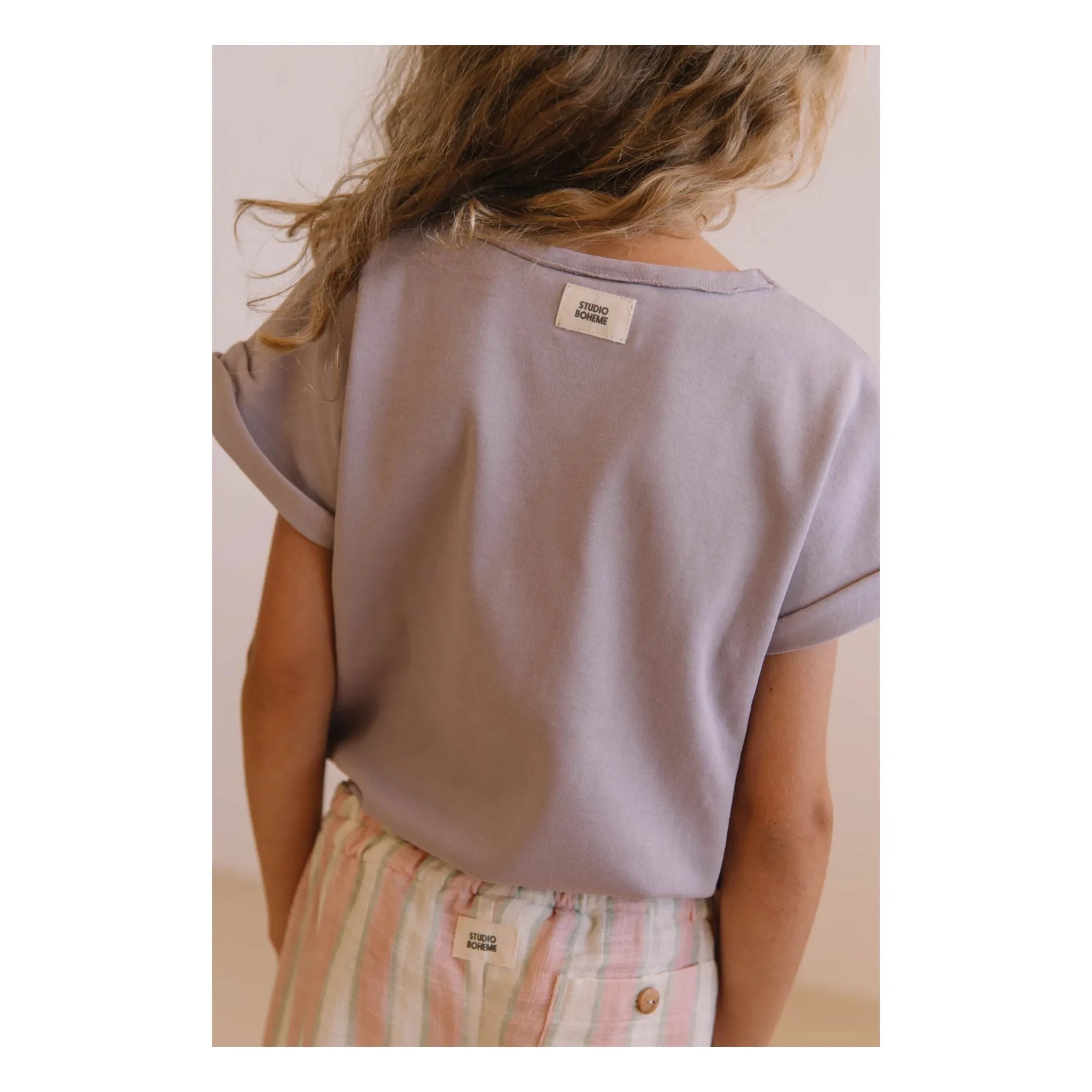 Studio Bohème - Bama T-Shirt aus Bio-Baumwolle | Lila