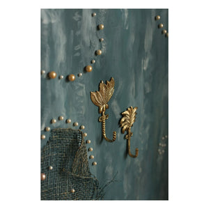 Doing Goods - Devi Palmtree Geri Dönüştürülmüş Pirinç Palto Askıları - 2'li Set | Altın kahverengi