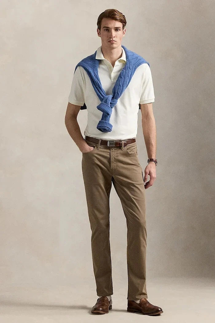 Polo Ralph Lauren Erkek Pamuklu Polo Yaka Tişört