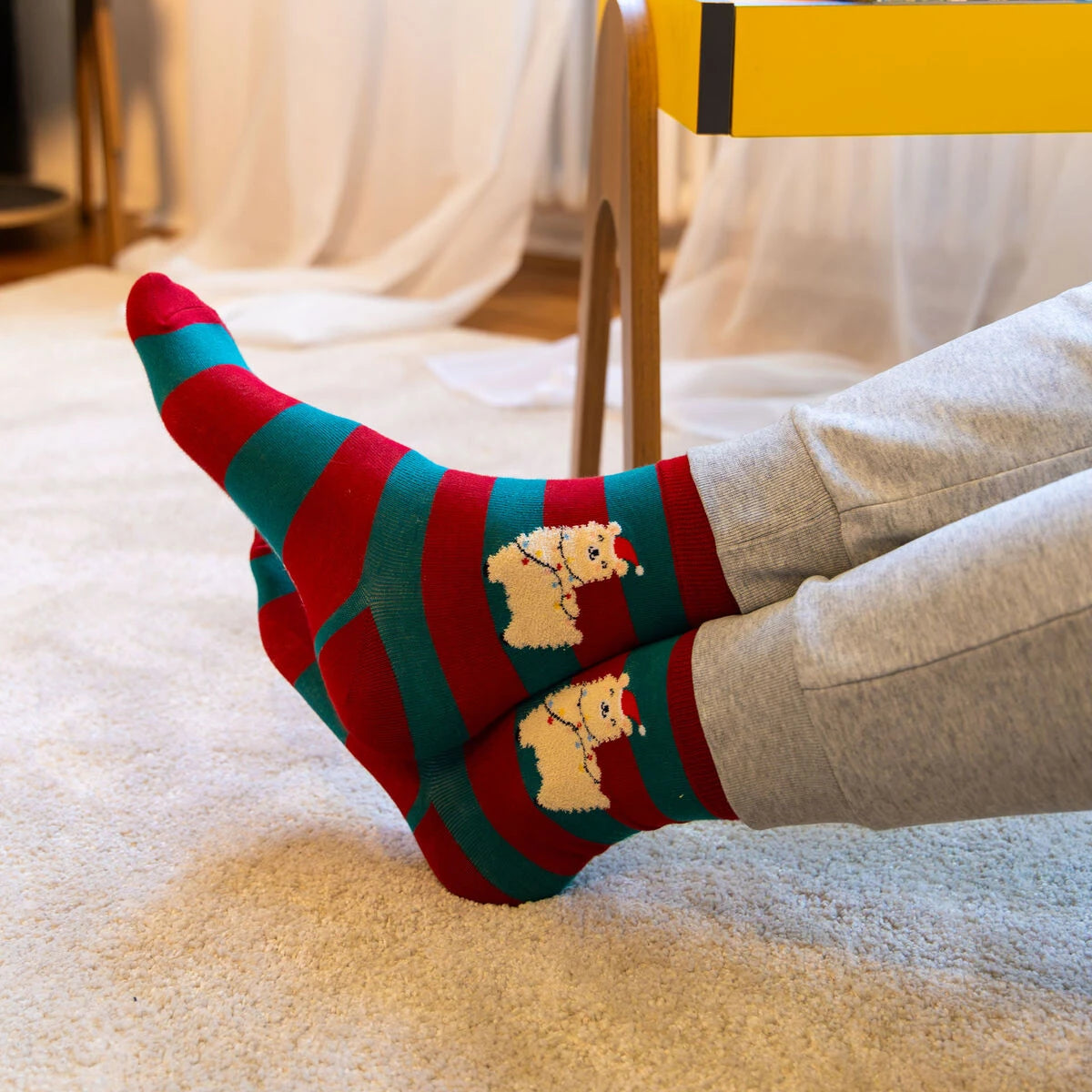 Legami - Noel Çoraplar Llama Size 41-47 - Tam Bir Uyum!