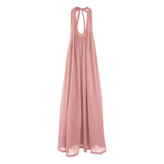 THEAVANT - La Plage Pamuk Voile Kleid | Beige
