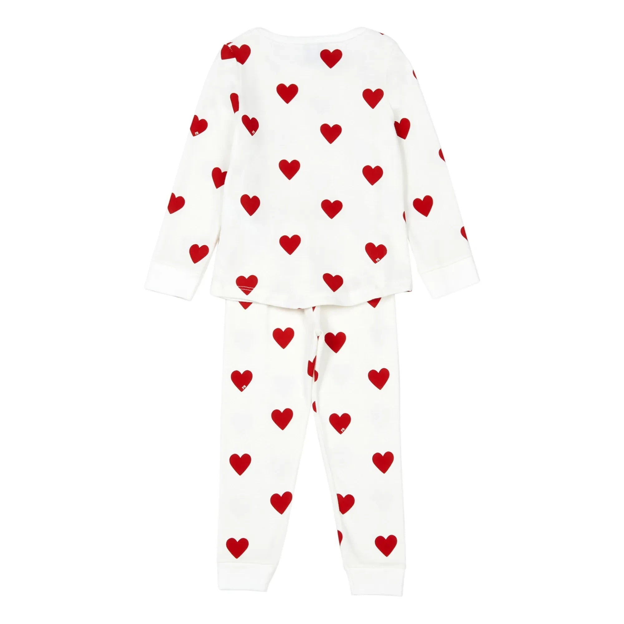 Petit Bateau - Mison Organik Pamuklu Pijama | Beyaz